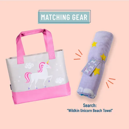 Vista 3 de Wildkin Tote Bag for Kids & Adults, Two Durable Carrying Handles with Moisture-Resistant Interior Lining Travel Tote Bags