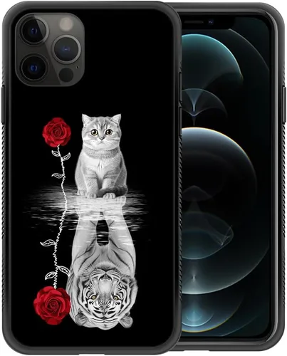 Vista 35 de ZHEGAILIAN Funda compatible con iPhone 11 Pro Max, diseño de patrón de policarbonato duro, funda protectora de TPU suave antideslizante para iPhone