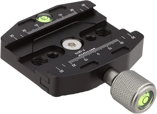 Vista 2 de Abrazadera de liberación rápida de 2.756 in compatible con placa de estilo Arca Swiss para trípode Ballhead asiento universal de cambio rápido