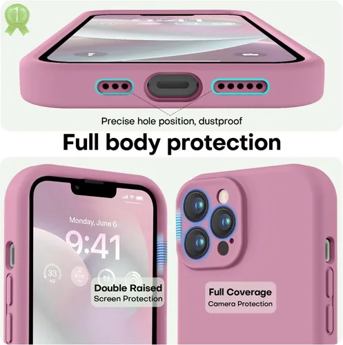 Vista 116 de LOVE 3000 Diseñada para Funda iPhone Air, Silicona Premium [Compatible con Magsafe][Forro de Microfibra Suave Anti-Rayones] Funda Protectora