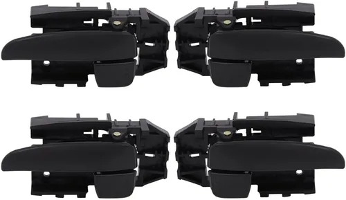 Vista 8 de OCPTY Manijas de puerta interiores delanteras traseras izquierda lateral derecha de repuesto para Hyundai Elantra 2001-2006 manijas interiores