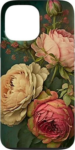 Vista 24 de Boho Shabby Chic Bohemian Roses Vintage Funda con diseño de flores y flores para iPhone 17