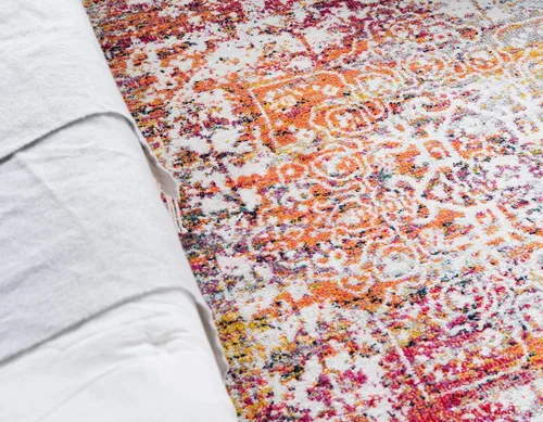 Vista 8 de Rugs.com Arlington Collection - Alfombra de pasillo de 12 pies, color morado, de pelo medio, perfecta para pasillos, entradas