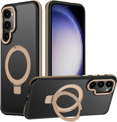Vista 39 de Funda para Samsung Galaxy S24 Plus, soporte de anillo magnético ajustable [compatible con Magsafe], [protección a prueba de golpes de grado militar]