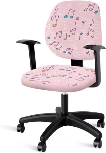 Vista 9 de Funda para silla de oficina, con temática de playa, funda elástica para silla de oficina, funda elástica de 2 piezas, funda para silla