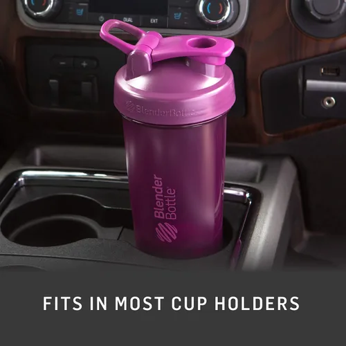 Vista 6 de BlenderBottle Just for Fun Classic V2 - Botella mezcladora perfecta para batidos de proteínas y antes del entrenamiento, 28 onzas, Avo Cardio