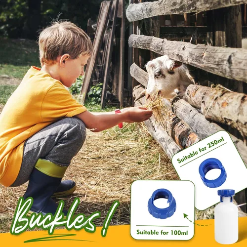 Vista 4 de NEWTRY Pistola de jeringa de ganado de 0.2 fl oz, jeringa continua ajustable para ganado, cabra, cerdo, vaca