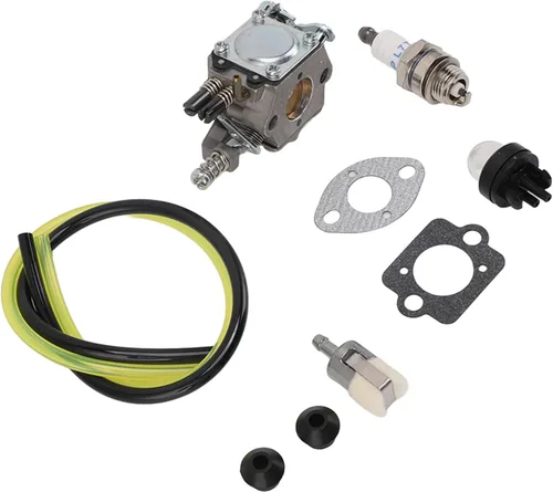 Vista 6 de TOPINCN Carburetor Tune Up Kit for WT 946 CS 310 Chainsaw, Durable Aluminum Reliable Performance Replacement Parts Kit with Pipe Paper Pad Spark