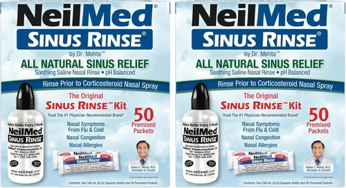 Vista 5 de Sinus Rinse de NeilMed, 50 sobres previamente mezclados, 100, 1, 1