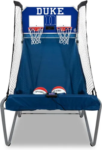 Vista 23 de Pop-A-Shot - Home Dual Shot with NCAA Graphics l Sensor Scoring l 16 Game Modes l 7 Balls l Foldable Storage l for All NCAA Fans