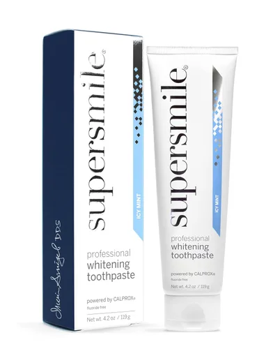 Vista 12 de Supersmile - Pasta dental blanqueadora profesional sin flúor para una sonrisa visiblemente más brillante - Blanquea hasta 6 tonos