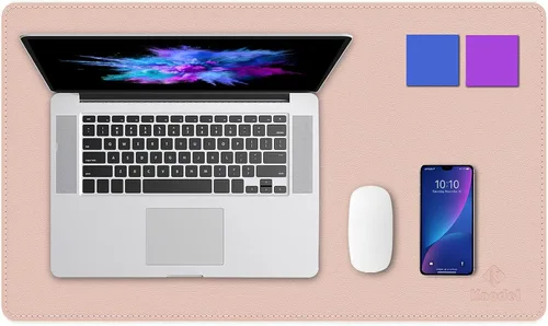 Vista 24 de K KNODEL Alfombrilla de escritorio, secante, almohadilla de escritorio de oficina de doble cara, alfombrilla de escritorio impermeable