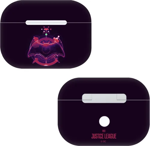 Head Case Designs Calcomanía de vinilo con licencia oficial de la Liga de la Justicia con logotipos de Batman compatible con Apple AirPods Pro