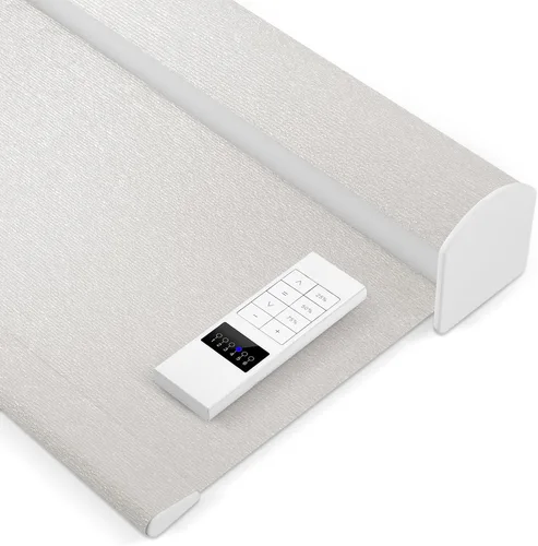 Vista 30 de Zshine Persianas opacas motorizadas con ancho personalizado (23-95 pulgadas), persianas enrollables inalámbricas y recargables con control remoto