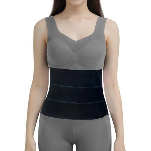 Vista 9 de Faja abdominal posoperatoria para mujeres y hombres, banda de compresión para el vientre posparto, agradable a la piel, transpirable