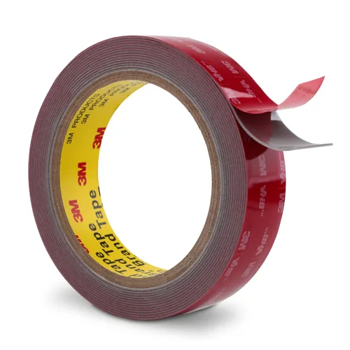 Vista 13 de Cinta adhesiva de doble cara resistente de 1/4 pulgada x 4.7 metros, cinta adhesiva de montaje de espuma impermeable 5925 para automotriz, tira