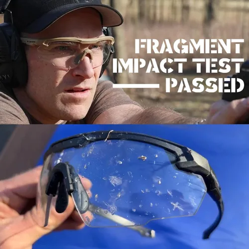 Vista 3 de HTS HUNTERSKY Gafas de tiro tácticas balísticas ANSI Z87+UV400 gafas protectoras