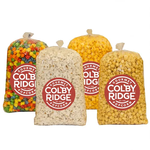 8 Gal. (128 tazas) muestras de palomitas de maíz, Colby Ridge