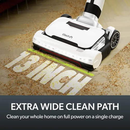 Vista 3 de Gtech AirRAM 3 Aspiradora Inalámbrica con Barra Anti-Enredo de Cabello - Cepillos de Limpieza de Doble Borde - Perfecta para Alfombras y Pisos