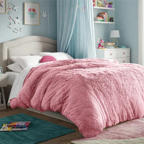 Vista 9 de Bare Home Funda de edredón de forro polar lanudo tamaño extra largo - Funda de edredón de felpa - Súper suave y lujosa - Cierre de cremallera oculta