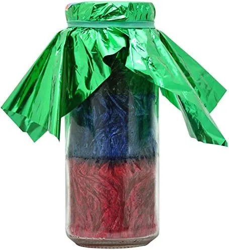 INDIO SPRITIUAL 7 Restless Spirit - Vela verde/azul/roja - Cera de aceite de palma astral (Astral 7 ESP INTRANQUIL)