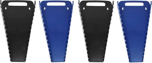 Vista 8 de Kit de bandeja organizadora de llaves de agarre de 15 herramientas, 2 soportes portátiles de plástico para bandejas de agarre