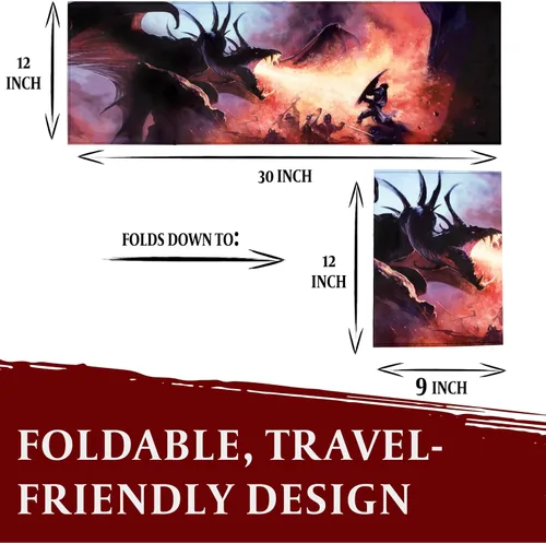 Vista 4 de DND DM Screen 5e – D&D Dungeon Master pantalla impresa a todo color con insertos personalizables – Dungeons and Dragons GM / Game Master Accesorios