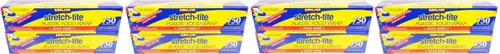 Kirkland Signature Stretch Tite ytzRNl - Envoltura de plástico de 12 pulgadas x 750 pies, paquete de 8