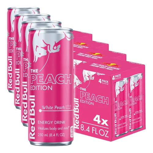 Vista 21 de Red Bull - Bebida energética, edición de coco, 8.4 onzas líquidas, paquete de 4, 33.6 onzas líquidas