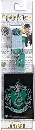 Vista 3 de Ata-Boy Harry Potter Slytherin Crest - Cordón reversible con clip separable y soporte para identificación