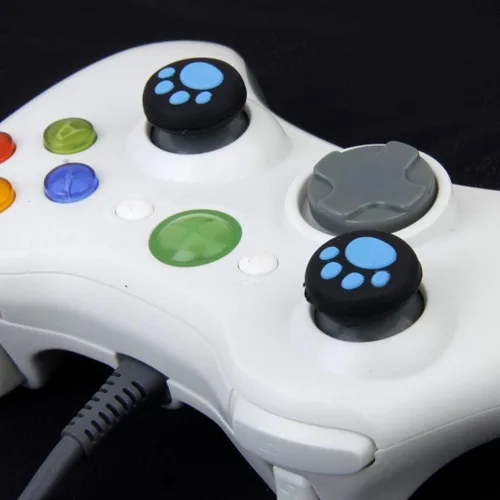 Vista 2 de Tapa de silicona con agarre para el pulgar, cubierta para PS4, PS3, Xbox One, PS2, Xbox 360, controladores