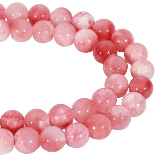 Vista 12 de Cuentas de piedras preciosas naturales de jade persa de 0.315 pulgadas, cuentas sueltas y redondas de cristal para collares, pulseras y fabricación