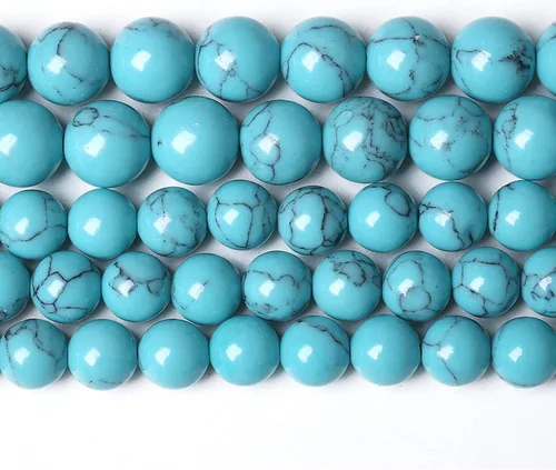 Vista 87 de 88 cuentas de piedra natural africana de piedra de sangre para hacer joyas y pulseras