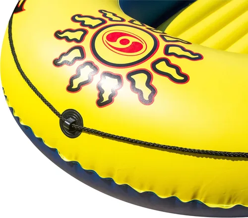 Vista 5 de Solstice Balsas inflables para 2 personas para adultos y niños, viene con soportes de remo para poste, base acolchada y cómoda, línea de agarre de 6