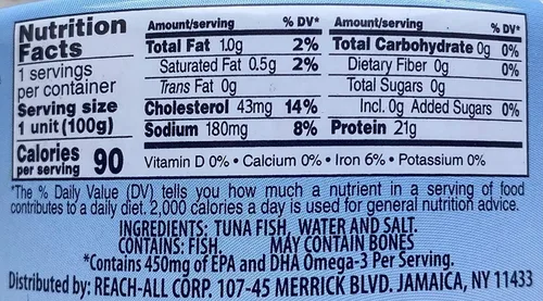 Vista 3 de Van Ecuador Atún en agua, 5.3 onzas (paquete de 12)