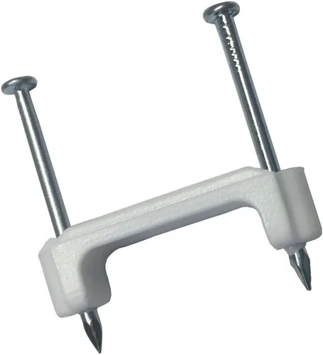 Vista 6 de Gardner Bender PS-225J Grapa de plástico, 1/2 pulgada, asegura Romex, UF y cable no metálico (NM), polietileno resistente a los rayos UV, sin