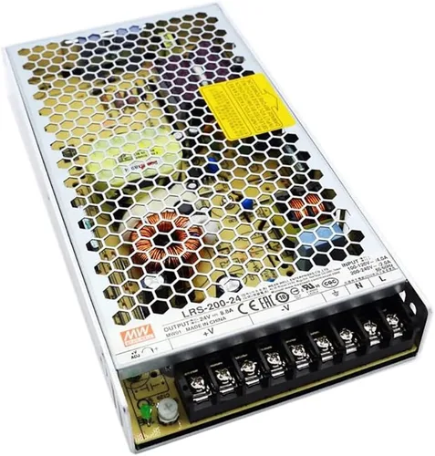 Vista 2 de Mean Well LRS-200-24 200W 24V 8.8A Fuente de alimentación conmutada