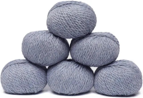 Vista 39 de 100% Hilo de Lana de Alpaca Bebé 100g Madeja Peso Grueso Teñido a Mano Hecho en Perú - Celestialmente Suave y Perfecto para Tejer y Hacer Ganchillo