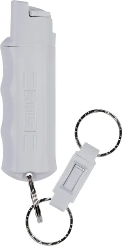 Vista 11 de SABRE Pepper Spray - Quick Release Keychain for Easy Carry & Fast Access, Max Police Strength Self Defense OC Spray With UV Dye, 10 Sec. Spray Time