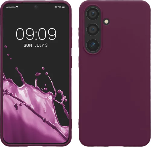 Vista 156 de kwmobile Funda compatible con Samsung Galaxy S23 - Funda protectora de silicona TPU suave y delgada - Piedra antigua