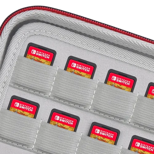 Vista 3 de Elonbo Switch Game Card Case for Nintendo Switch or PS Vita Games, 96 Cartridge Slots Physical NS Game Cartridge Holder Durable Portable Thin