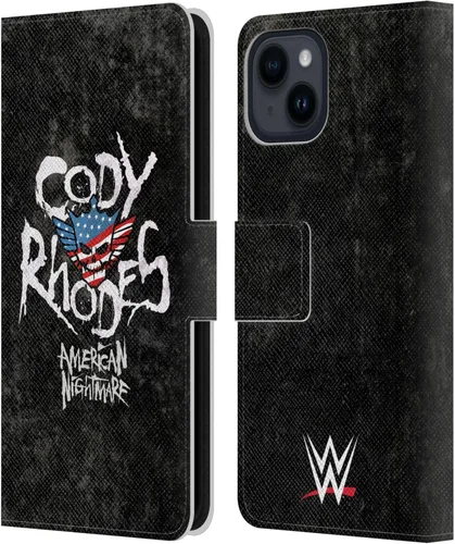 Vista 119 de Head Case Designs Officially Licensed WWE American Nightmare Flag Cody Rhodes Leather Wallet Case Compatible with Apple iPhone 7 Plus/iPhone 8 Plus