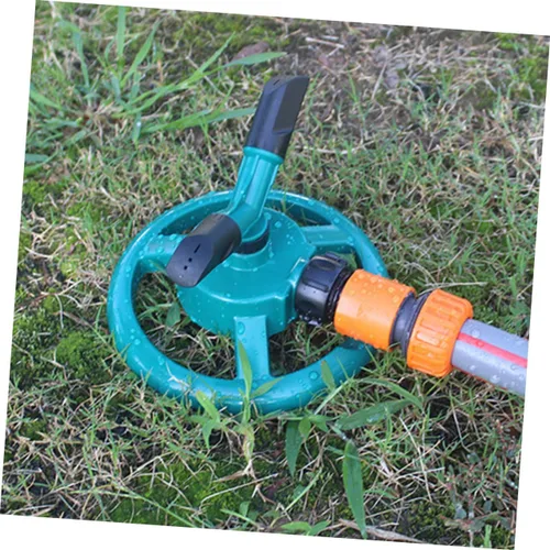 Vista 9 de Rociador giratorio automático para césped con base estable Sistema de riego sobre el suelo para riego de jardín y césped, cabezal de rociador