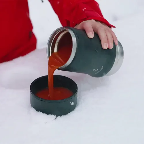 Vista 6 de Ideus Termo de sopa con cuchara plegable y cuenco de 20 onzas, lonchera Bento todo en uno aislada de acero inoxidable a prueba de fugas, contenedor