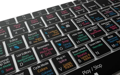 Vista 6 de KB Covers Logic Pro Teclado para Mac, aluminio retroiluminado, USB-C