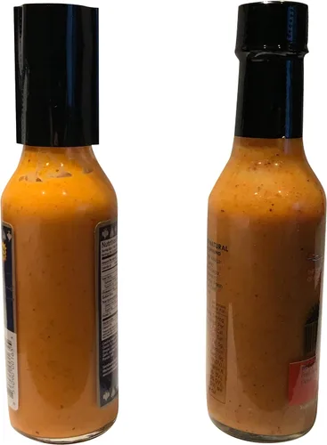 Vista 2 de Banda retráctil perforada negra de 1.772 x 2.047 in para botellas de salsa picante y otras botellas líquidas, se adapta a 3/4" a 1" de diámetro