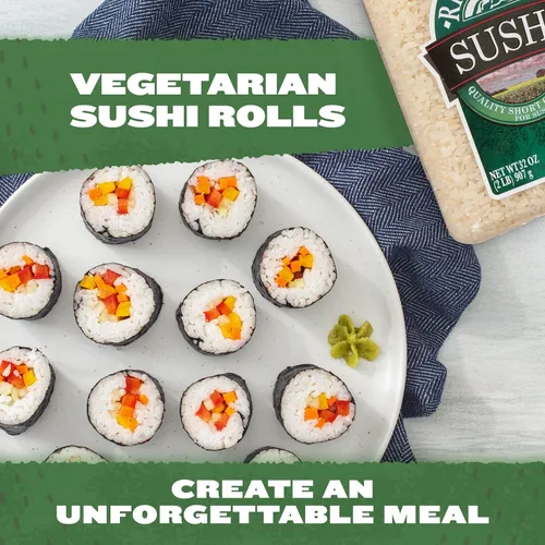 Vista 4 de RiceSelect Arroz de sushi para sushi y comida japonesa, arroz de grano corto sin gluten premium, sin OMG, tarro de 32 onzas