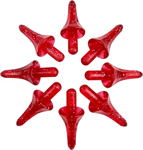 Vista 6 de National Artcraft® Astro - Luces de cerámica para árbol de Navidad con purpurina, cristal, 25