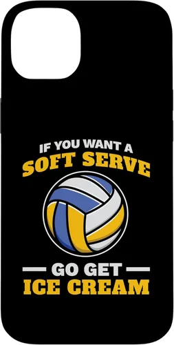 Vista 15 de iPhone 16 If You Want A Soft Serve Go Get Ice Cream Girl Volleyball Case