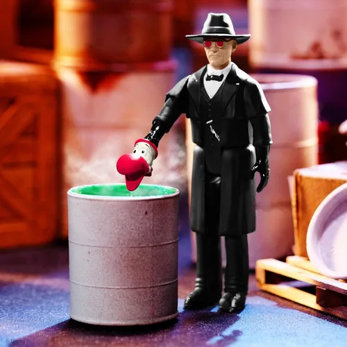 Vista 4 de Super7 Who Framed Roger Rabbit Judge Doom - Figura de acción de conejo Roger de 3.75 pulgadas con accesorio, coleccionables de películas clásicas